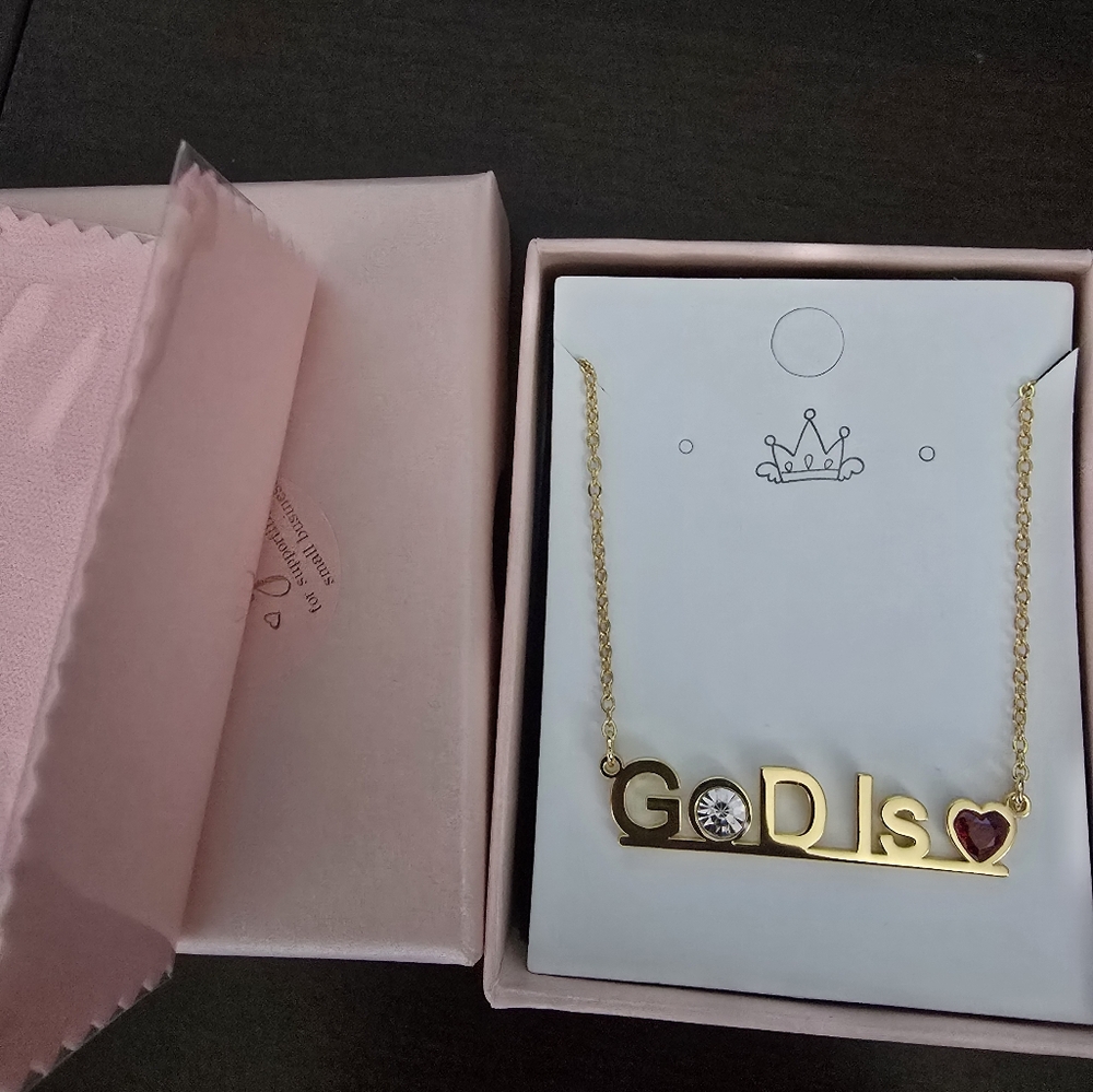 God is Love ( Gold) necklace